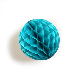 Paper Ball Decoration Teal by Petra Boase