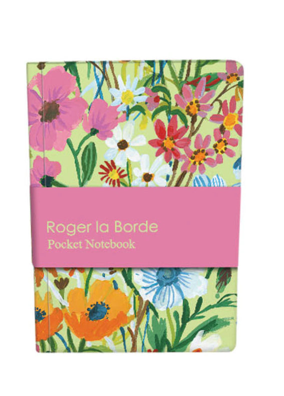 Roger la Borde Pocket Notebook - Flower Field