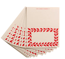 Load image into Gallery viewer, Pack Of 12 Place Cards -  Tomato by Cambridge Imprint
