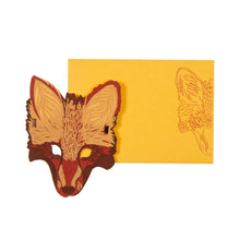 Load image into Gallery viewer, East End Press Greeting Card Mask - Fox
