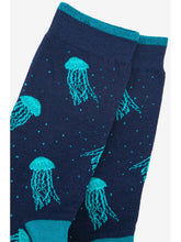Load image into Gallery viewer, Men’s Bamboo Socks - Floating Jellyfish by Sock Talk
