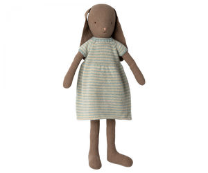 Maileg Bunny Size 4, Brown - Knitted Dress