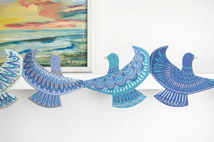 East End Press Concertina Paper  Garland - Peace Doves