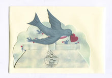 Load image into Gallery viewer, Elizabeth Harbour Diorama Greeting Card - Sending Love
