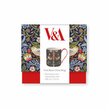 Load image into Gallery viewer, Strawberry Thief Boxed Mug
