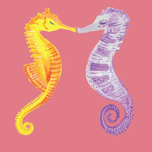 Load image into Gallery viewer, Greetings Card - Seahorses by Hutch Cassidy
