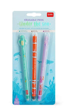 Load image into Gallery viewer, Legami Set Of 3 Erasable Gel Pens - Under The Sea
