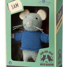 Load image into Gallery viewer, Sam &amp; Julia Plush Mouse 12cm  -  Sam
