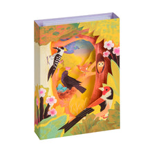 Load image into Gallery viewer, 3D Panoramic Greeting Card - British Birds
