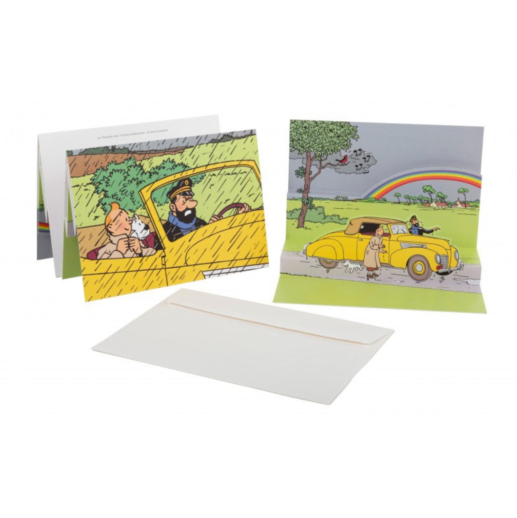 Tintin Pop Up Card, The Seven Crystal Balls