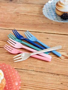 Rice DK - Melamine Forks Set of 6 - A New York Minute Colours