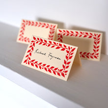 Load image into Gallery viewer, Pack Of 12 Place Cards - Raspberry by Cambridge Imprint
