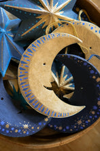Load image into Gallery viewer, East End Press Board Decoration -  Golden Man On The Moon
