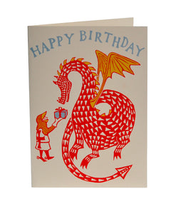 Very Large Card, Birthday Dragon by Cambridge Imprint