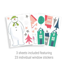 Load image into Gallery viewer, The Snowman And The Snowdog Window Stickers
