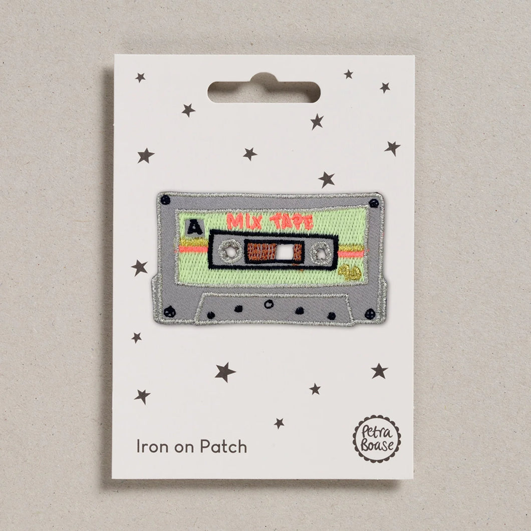 Iron on Patch  -  Mix Tape  by Petra Boase