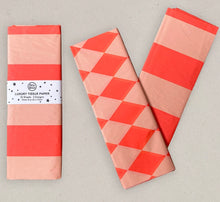 Load image into Gallery viewer, Luxury Tissues Paper - Fluoro Orange &amp; Peach
