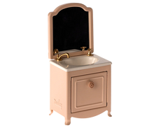 Load image into Gallery viewer, Maileg Sink Dresser With Mirror, Mouse - Dark Powder
