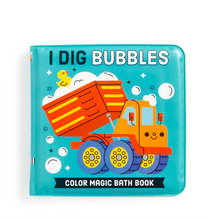 Load image into Gallery viewer, Colour Magic Bath Book - I Dig Bubbles
