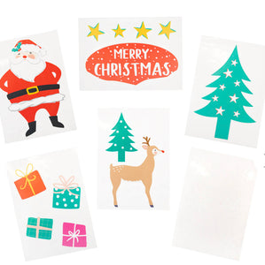 Craft With Santa Window Clings by Talking Tables