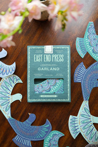 East End Press Concertina Paper  Garland - Peace Doves