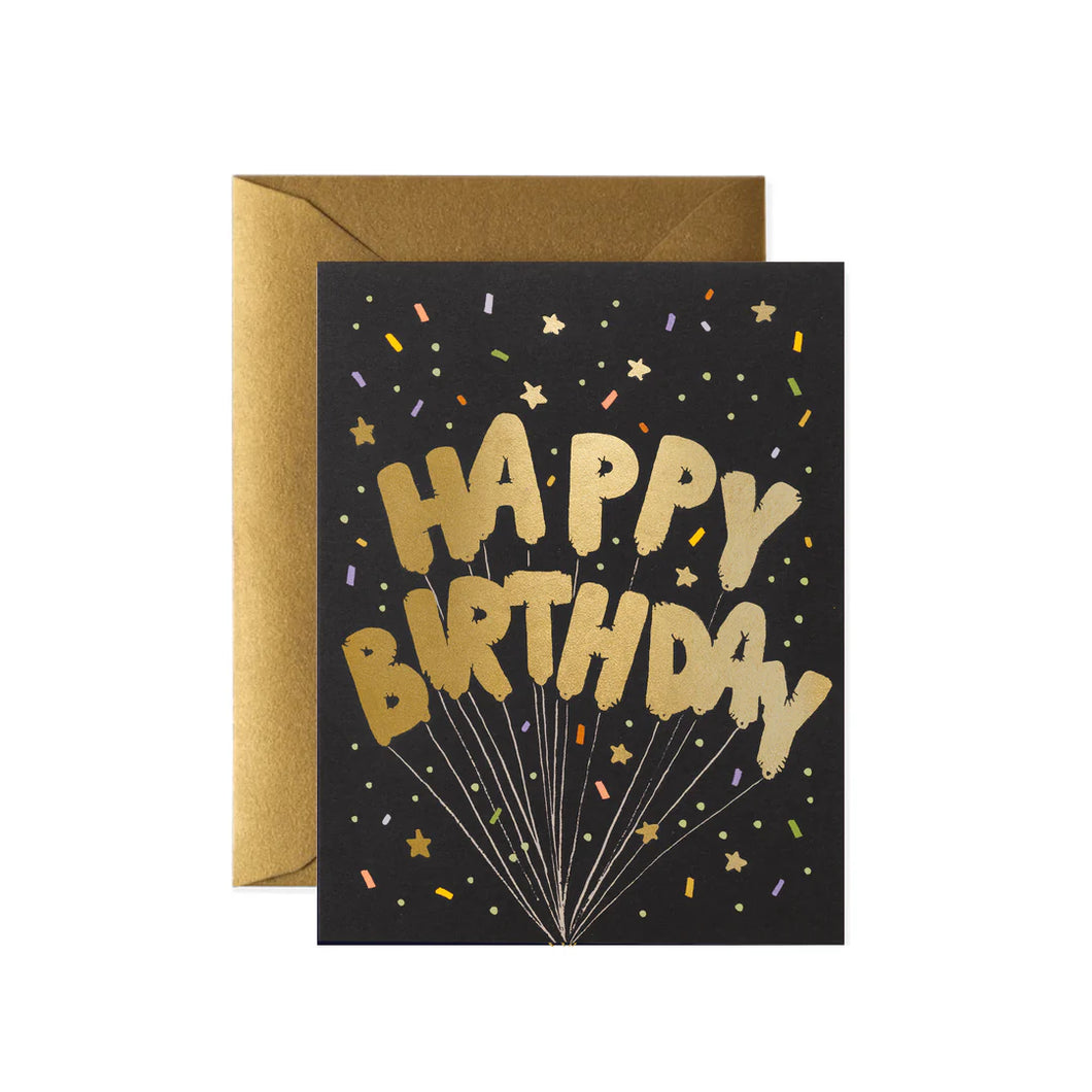 Rifle Paper Co. Birthday Card - Mylar Birthday Balloons