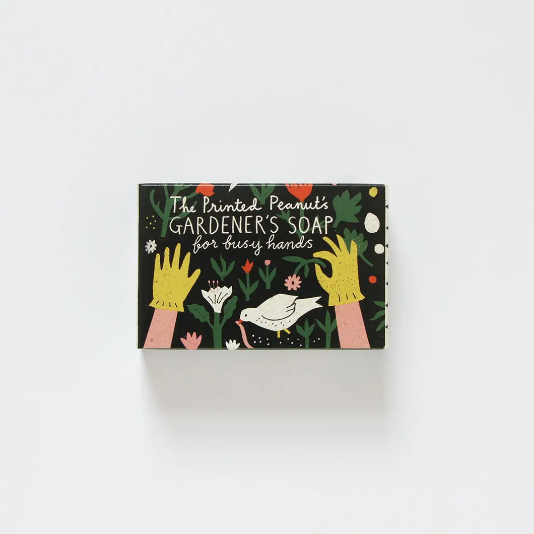 The Printed Peanut Soap - Gardener's Poppyseed & Peppermint