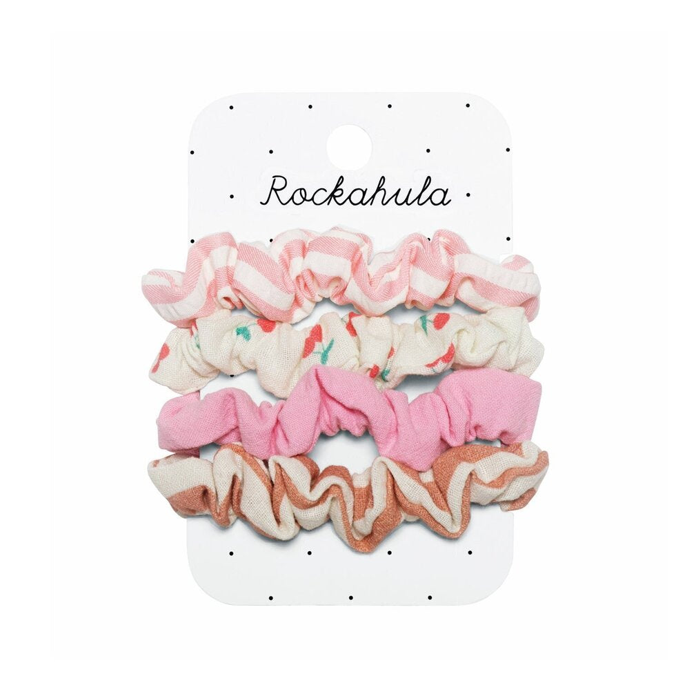 Rockahula Kids Scrunchie- Stripey Cherry