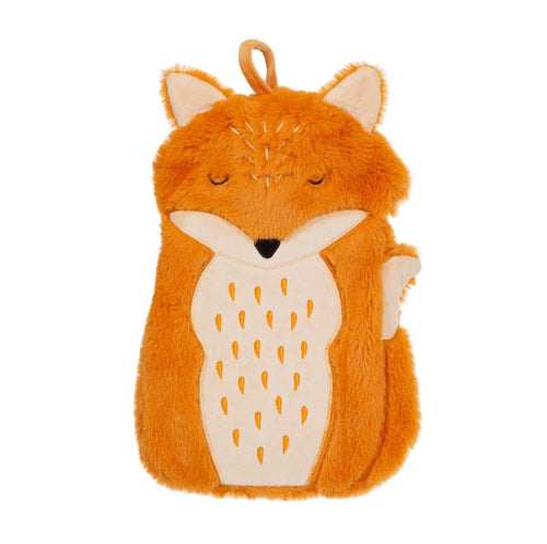 Soft plush fox shaped hot water bottle by Sass and Belle