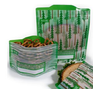 Patterned Reusable Snack & Sandwich Bags
