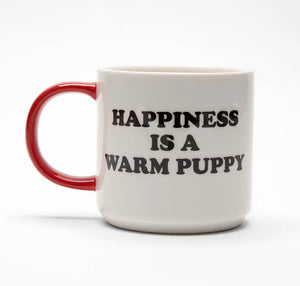 Peanuts Peanuts Happiness A Warm Puppy Mug by Magpie