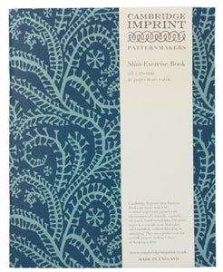 Slim Exercise Book, Seaweed Paisley by Cambridge Imprint