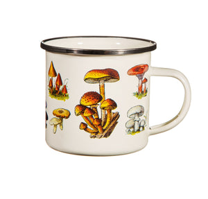 Vintage Mushroom Enamel Mug