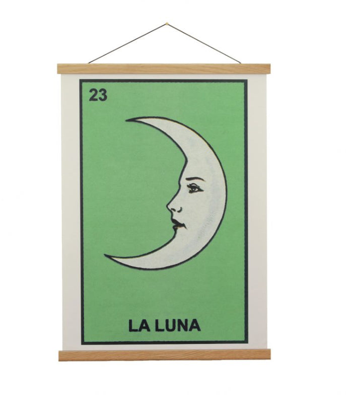 Oak Poster Hanger 16 3/4’’ ( 425 mm ) by  Creamore Mill