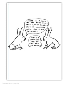 David Shrigley A6 Live in Harmony Notebook