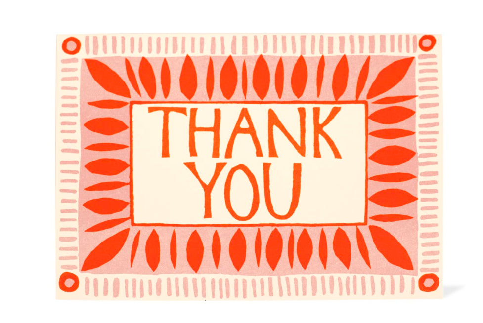 Thank You - Neon - Greetings Card - by Cambridge Imprint