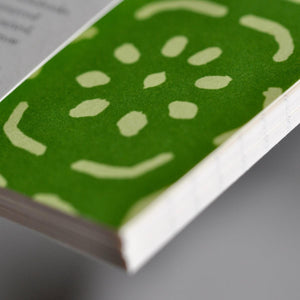 Lined Square Notebook, Grass Green Pear Halves by Cambridge Imprint