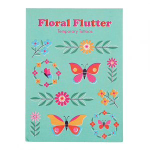 Floral Flutter Temporary Tattoos