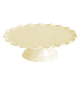 Melanie Wave Cake Stand Vanilla Cream by Little Lovely Company