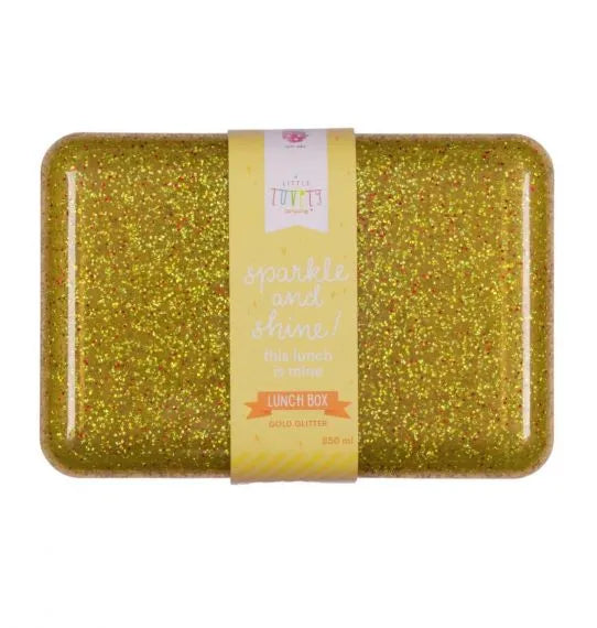 Gold glitter lunch box 