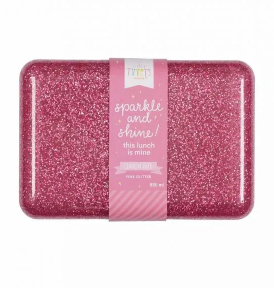 Lunch Lunch Sparkle & Shine Pink  Glitter  by Little Lovely Company