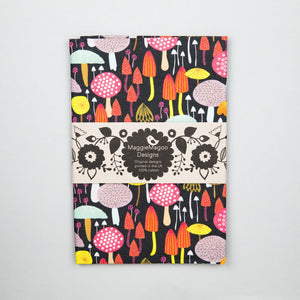 Tea Towel - Dark Toadstool by Maggiemagoo Designs