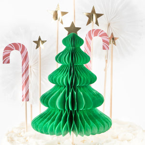 Christmas Honeycomb Cake Topper by Meri Meri