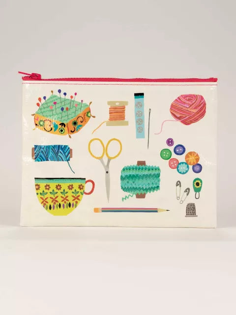 Sewing Kit Zipper Pouch by Blue Q
