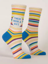 Load image into Gallery viewer, These were a Gift Women’s Crew Socks
