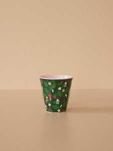 Medium Melamine Cup - Forest Gnome Print