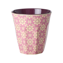 Load image into Gallery viewer, Medium Melamine Cup - Graphic Flower Print
