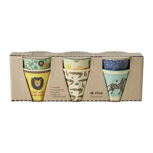 Melamine Small Cups Set Of 6 - Jungle by Rice dk