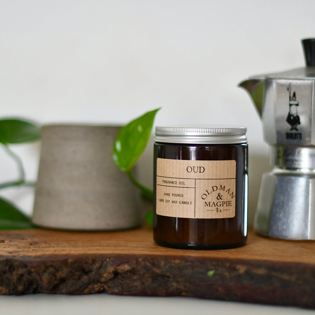 Soy Wax Candle - Oud by Old Man & Magpie