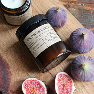 Soy Wax Candle -Wild Fig and Cassis by Old Man & Magpie